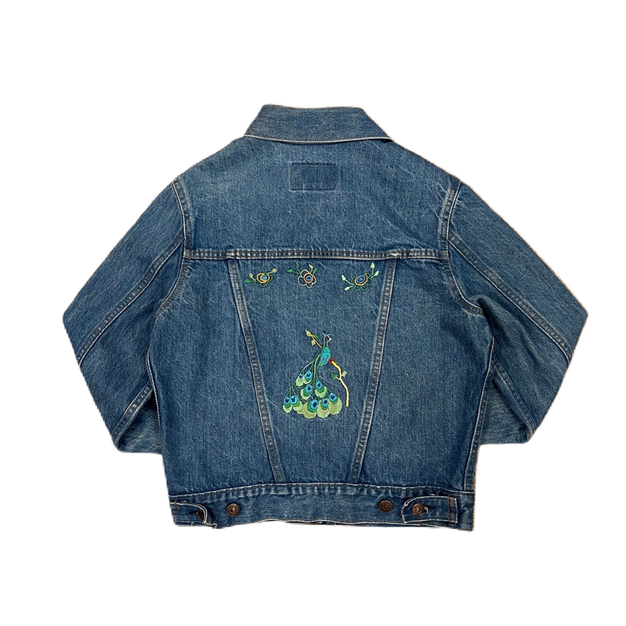 80's Levi's Embroidery Denim Jacket