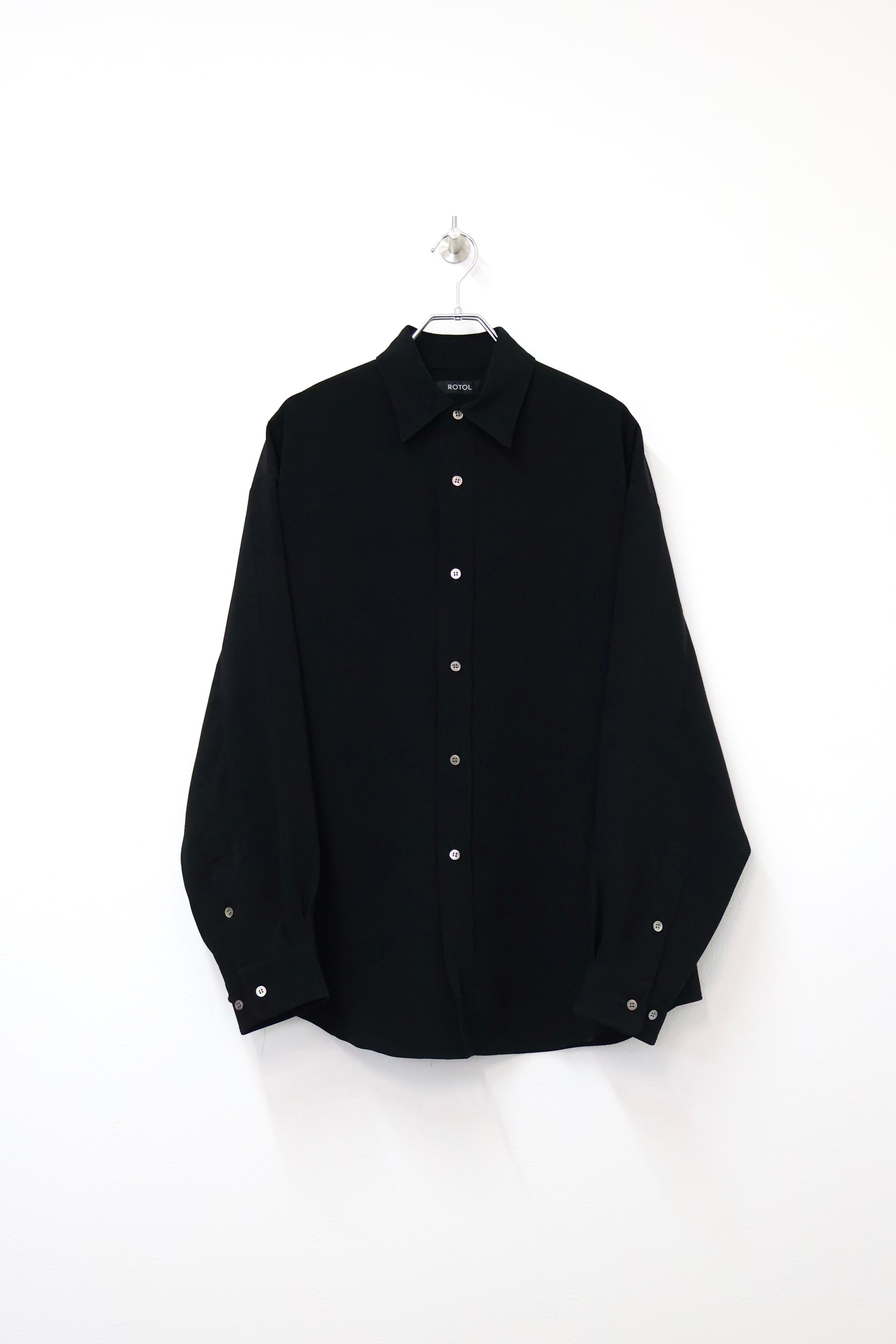 ROTOL Fluid Wide Shirt -BLACK- | OoaLL