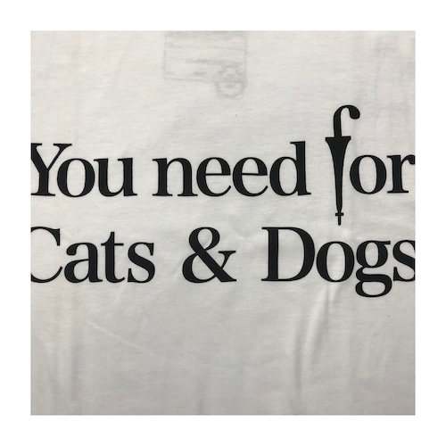 【SALE 50%OFF!!!】WesT EnD :" Cats & Dogs " T-Shirt WT-03