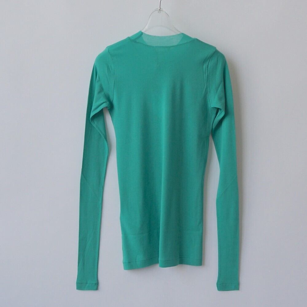 AURALEE/オーラリー・SUPER HIGH GAUGE SHEER RIB L/S TEE | a flat shop