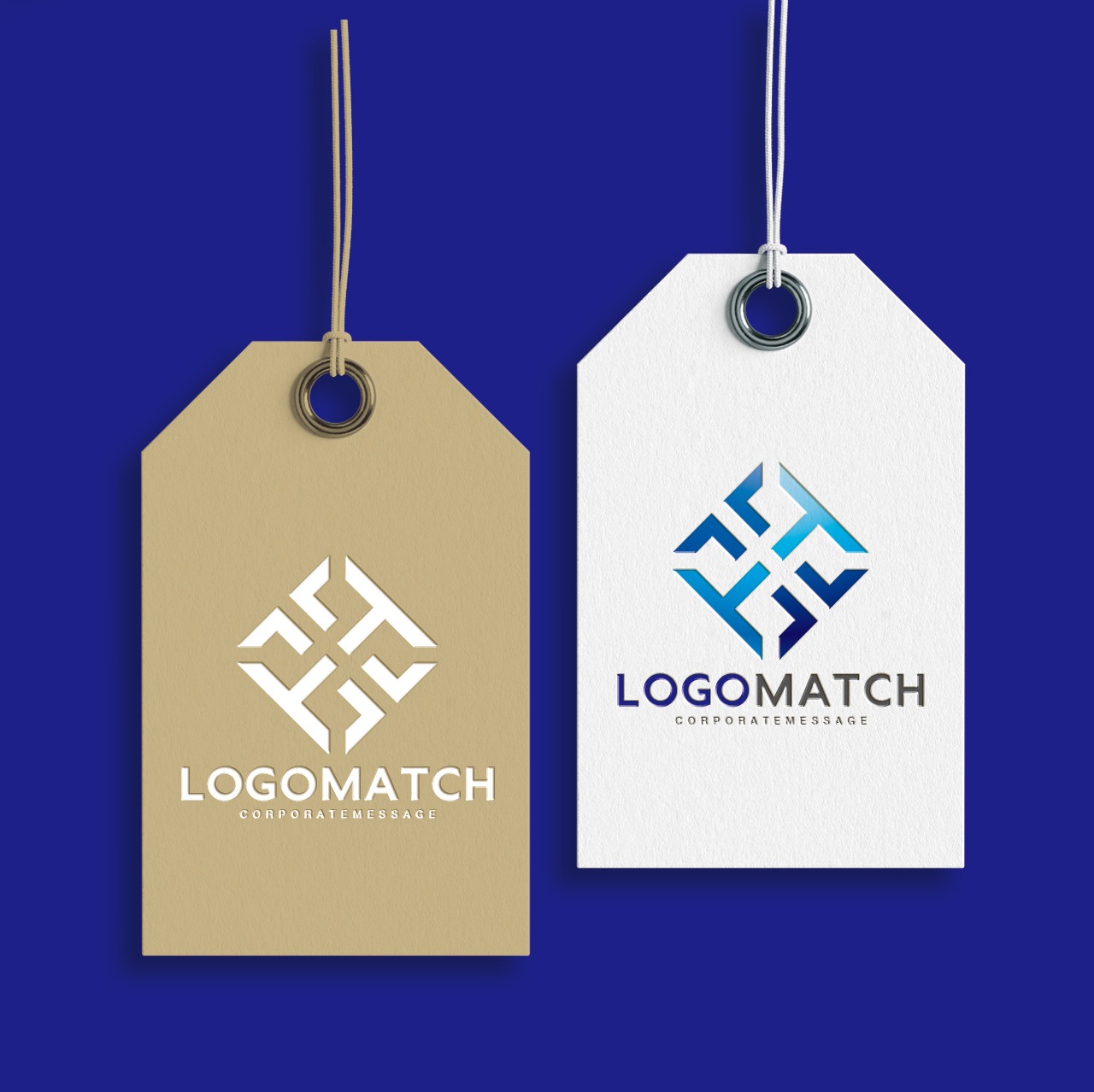 堅実な構造とチームワークのロゴ