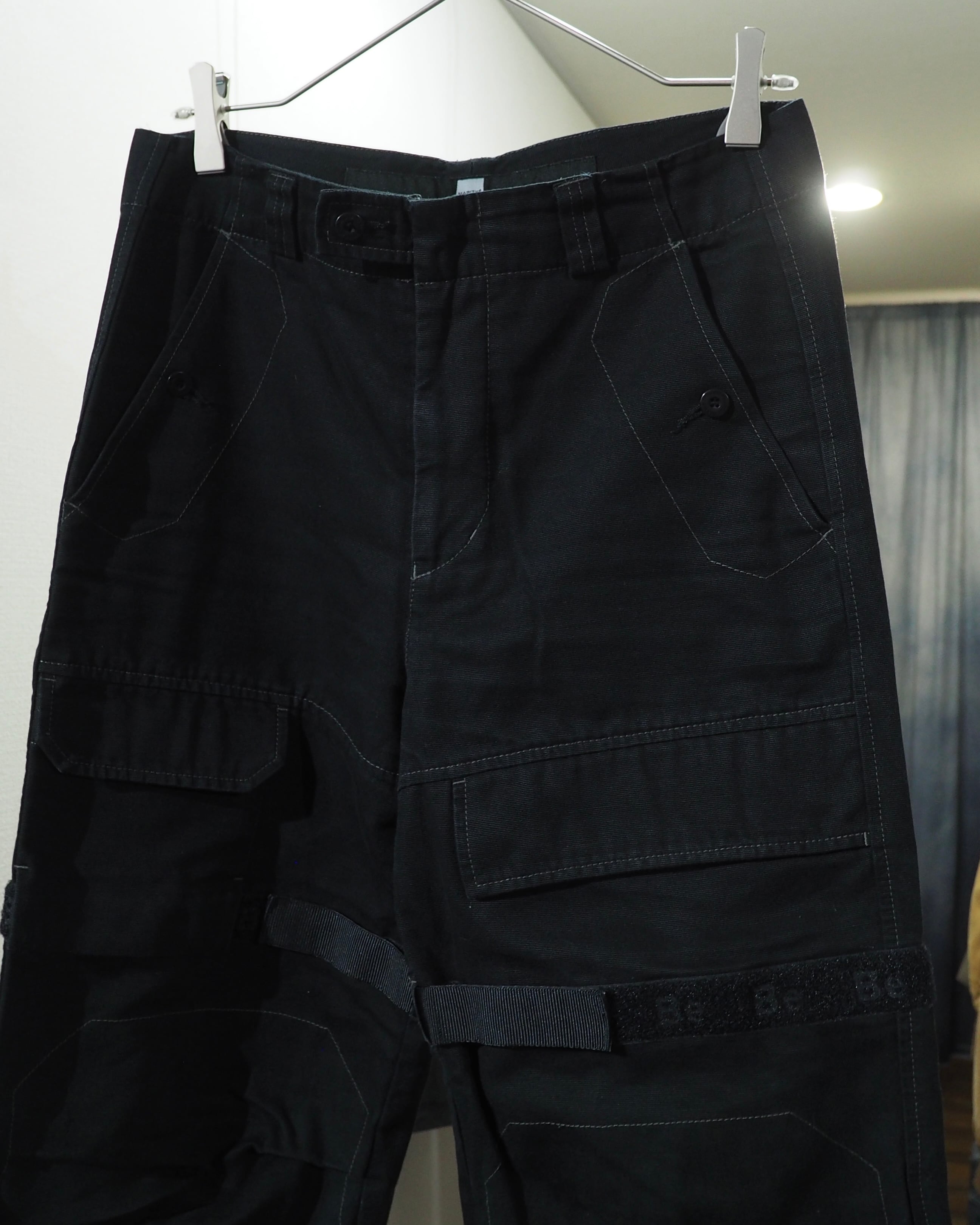 ” MARITHE + FRANCOIS GIRBAUD ” Black Shuttle Wide Cargo Pants