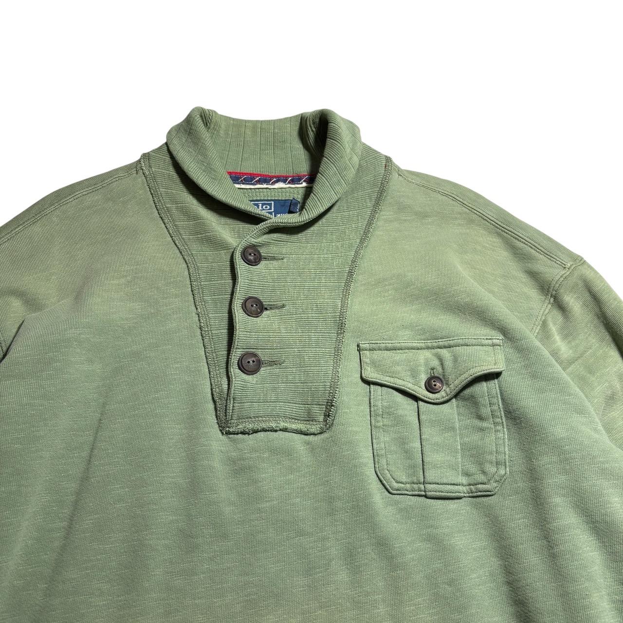 vintage POLO by RALPH LAUREN shawl collar double face sweat