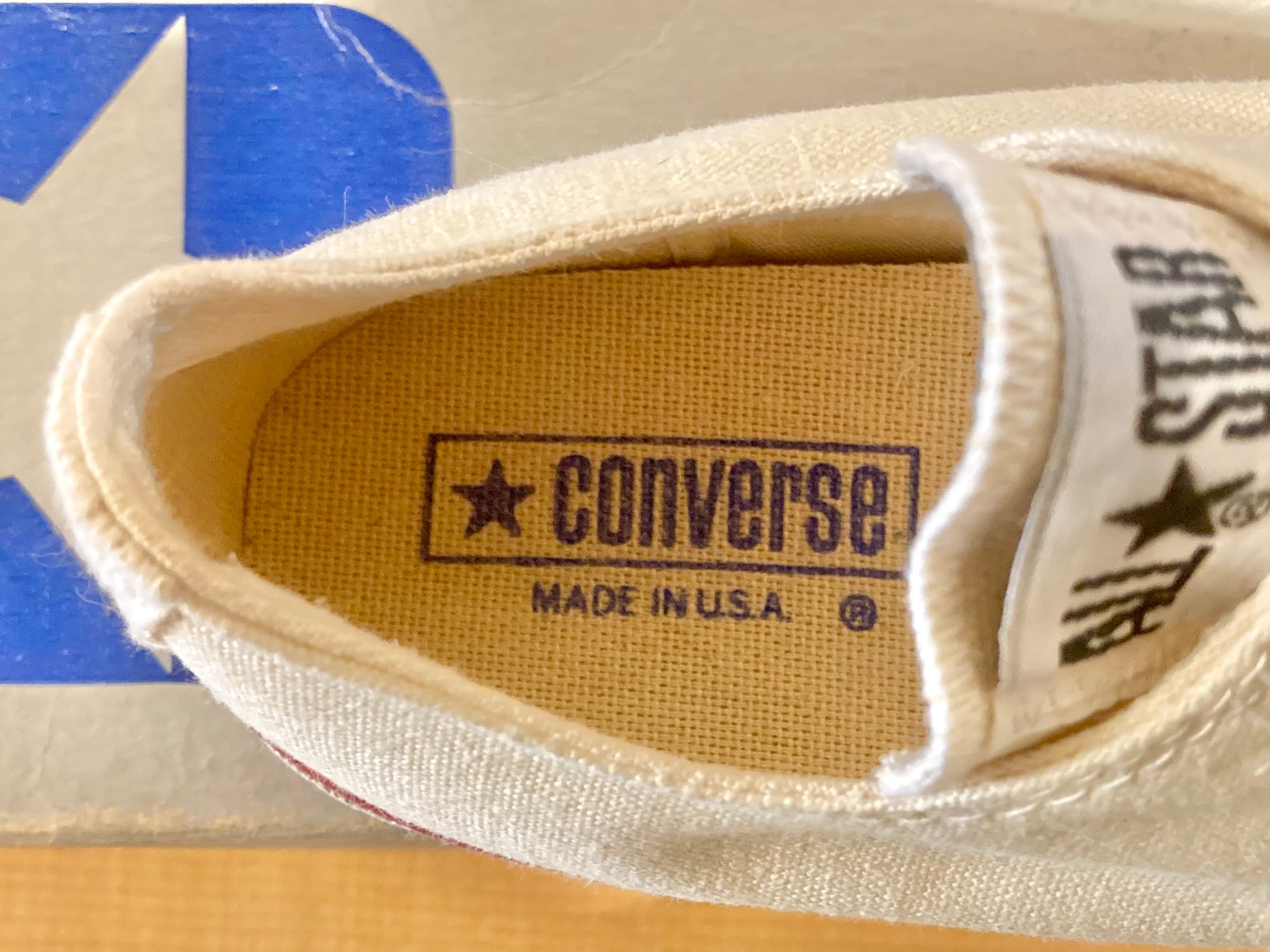converse（コンバース）ALL STAR（オールスター）生成り 7.5 26cm 銀箱