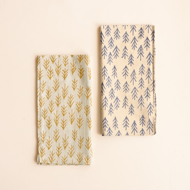 Handkerchief Wood Note (Yellow / Blue)