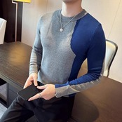 slim block sweater 00238