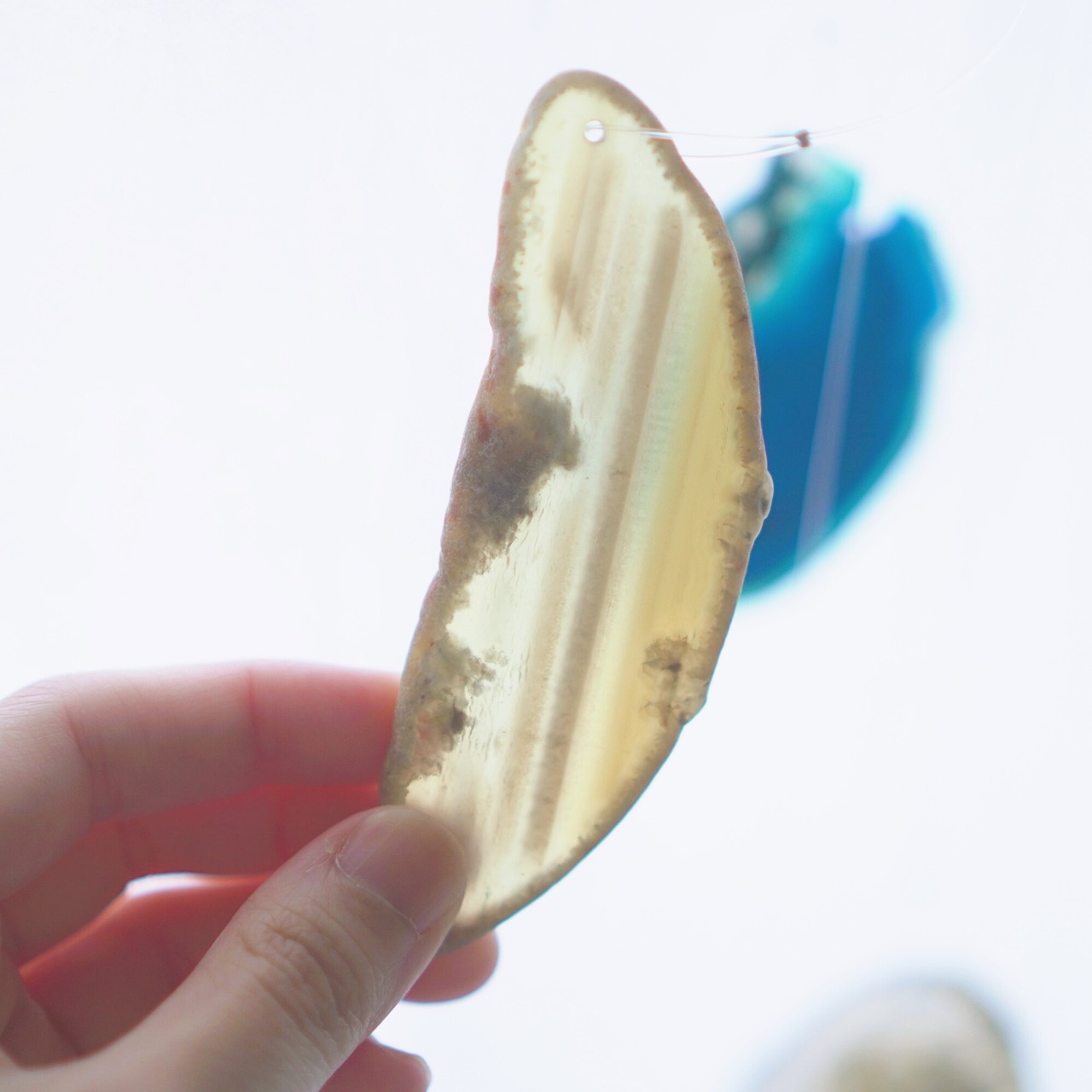 Portugal Beaches 03 - アゲートヒーリングチャイム / Agate Sun Catcher Wind Chime 056