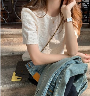 スパンコールカットソー　 A0321