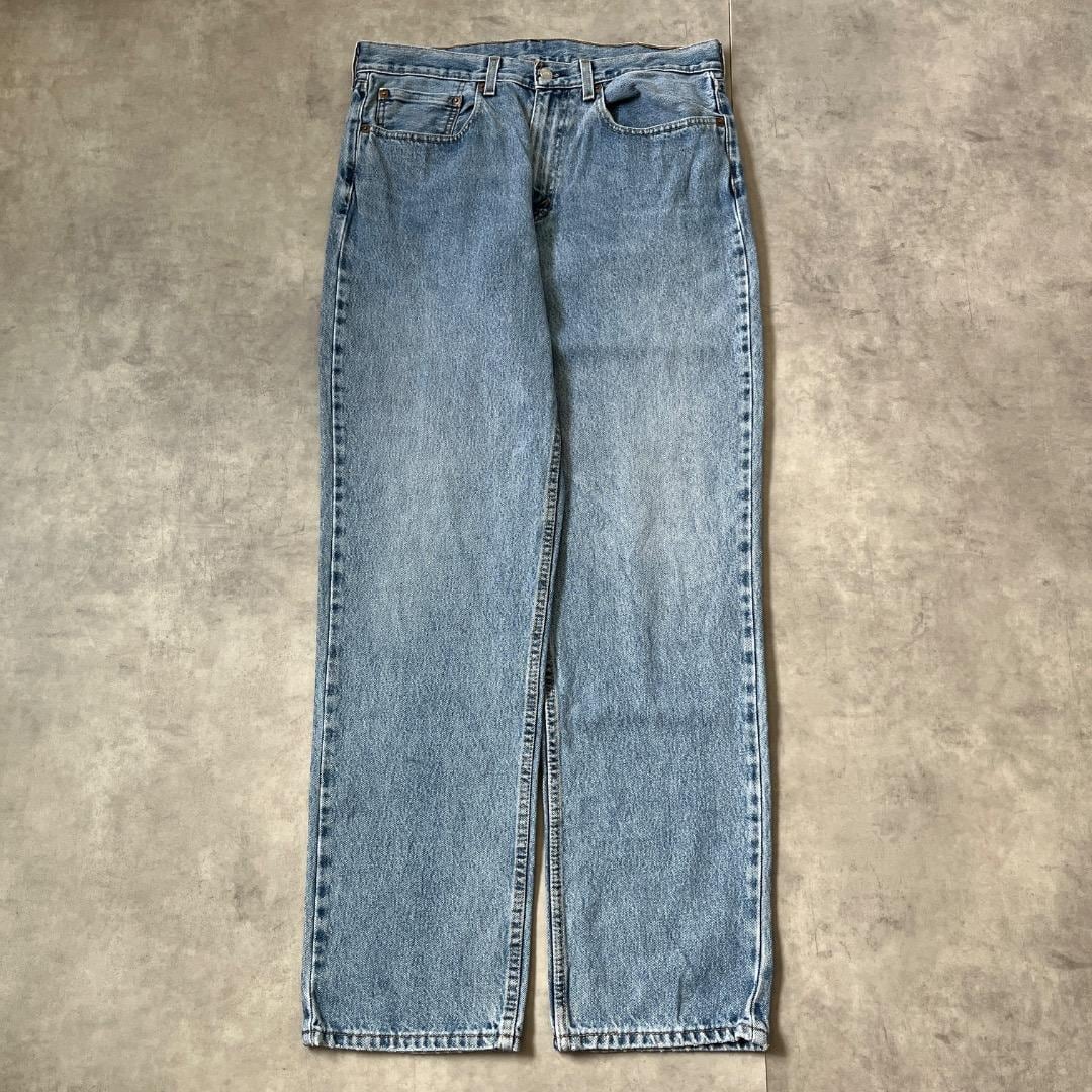 リーバイス550 Levis W34 ブルーデニム 青 古着 ボトム 17498