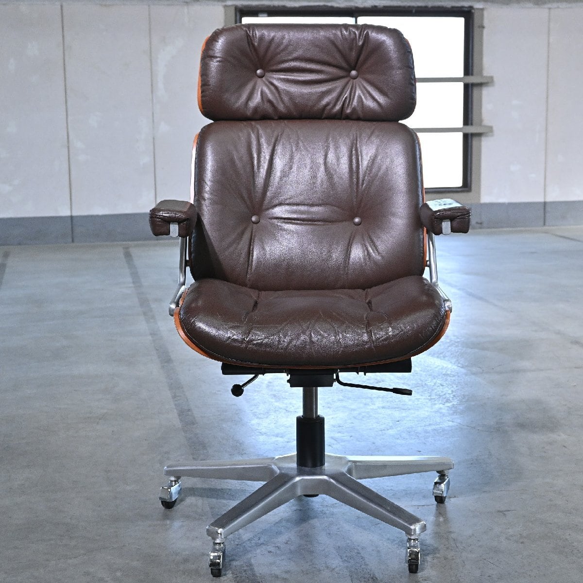 knoll ポロックチェア 4本脚 キャスター レザー　本革　オフィスチェア ノル / Knoll ポロックチェア / Pollock Exective Chair 4スターベース