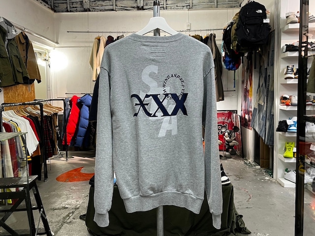 WIND AND SEA × GOD SELECTION XXX CREWNECK GREY MEDIUM 67270