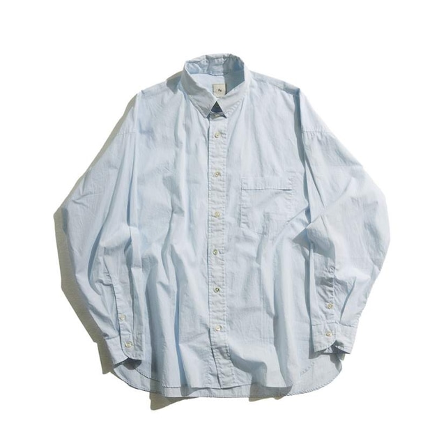 FINE CTTN TAB COLLAR SHIRT / ファインコットンタブカラーシャツ(LIGHT BLUE)