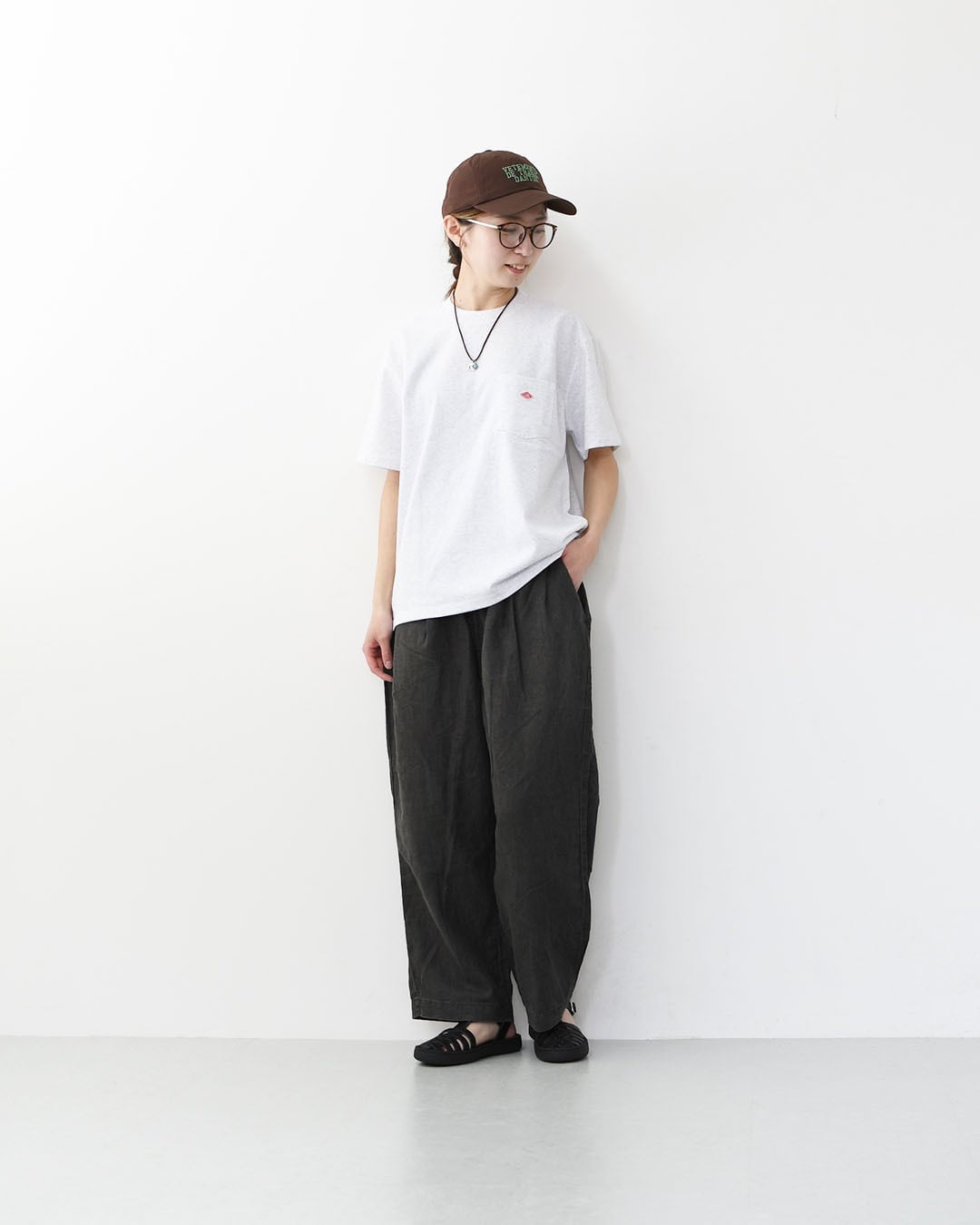 DANTON [ダントン] W POCKET T-SHIRT SOLID [DT-C0197TCB-S] ポケットT