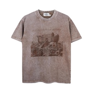 【GB MOUTH】"Noah's Ark" Washed T-Shirt
