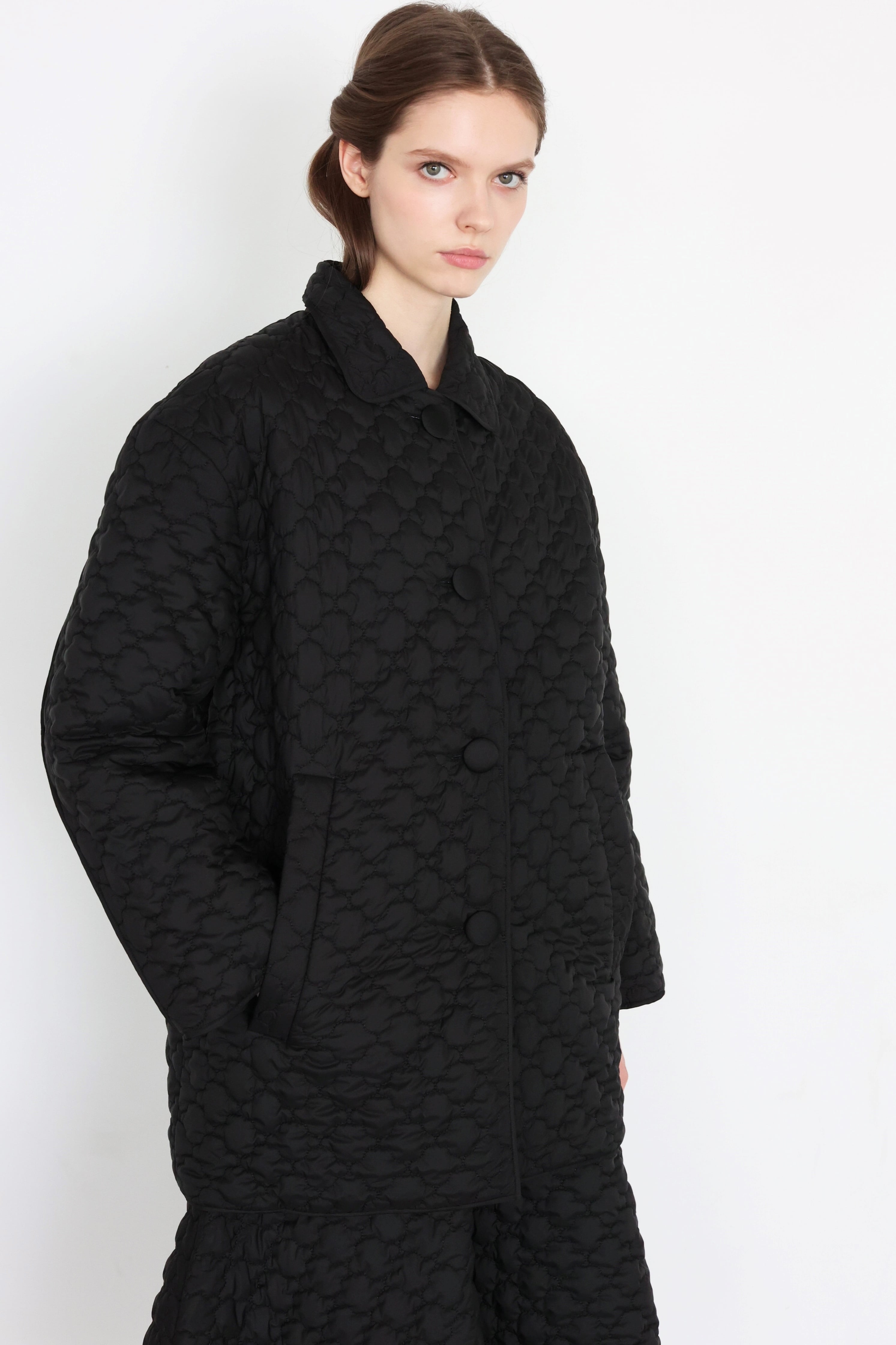 VOYAGE COCCON COAT WHITE【残りわずか】 | AMICA・kids