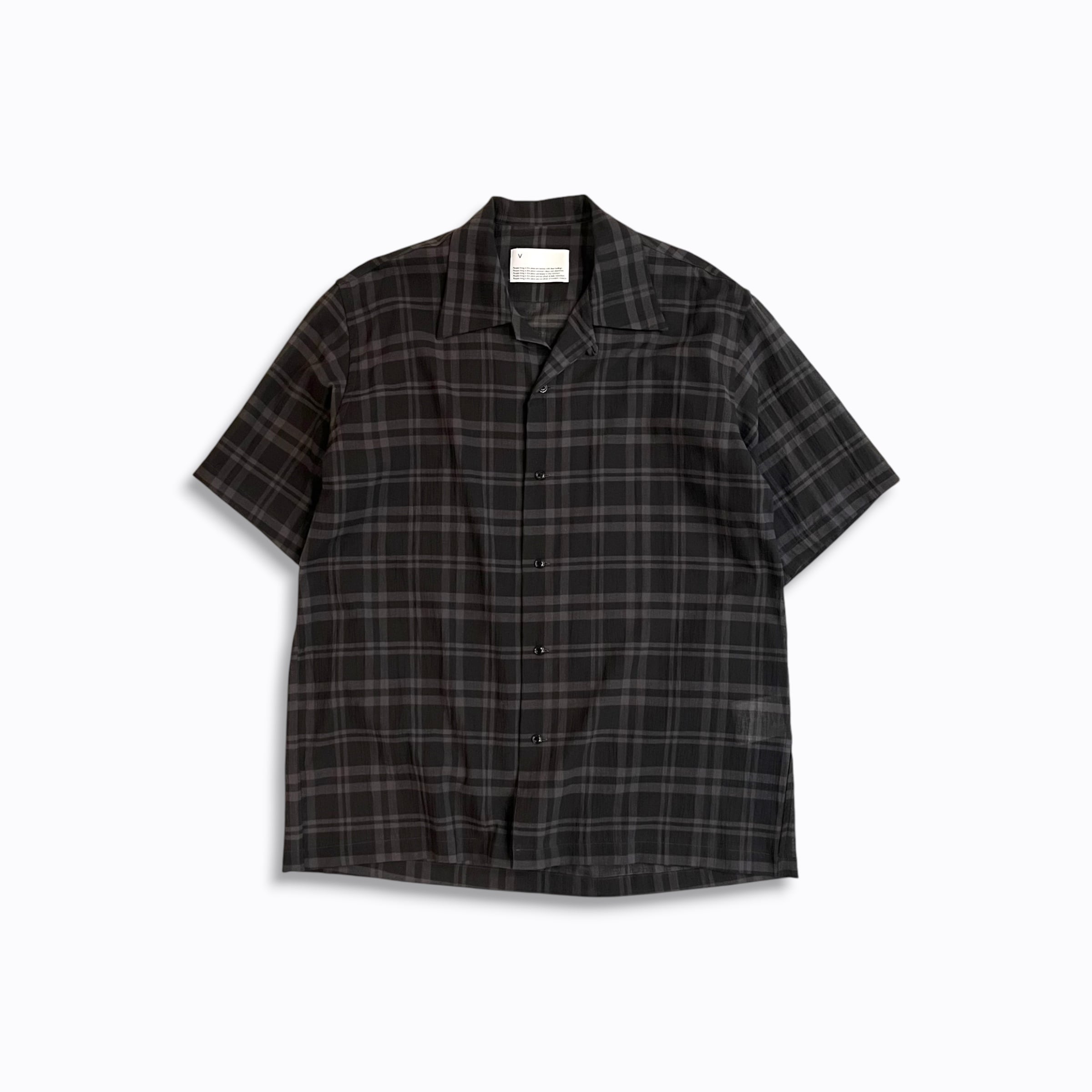 VOAAOV【ヴォアーブ】SHORT SLEEVE SHEER SHIRT | store a VOAAOV【ヴォアーブ】SHORT SLEEVE SHEER SHIRT | store a