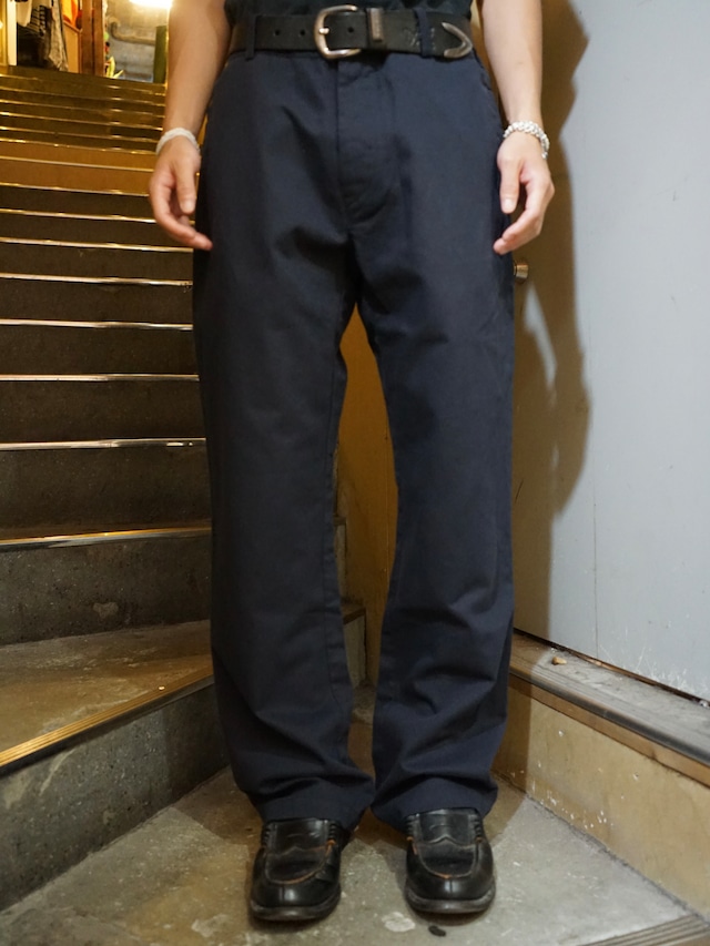 ［Gimmick］Kiliwatch Black Minimal Tailored High Rise Straight Leg Trousers