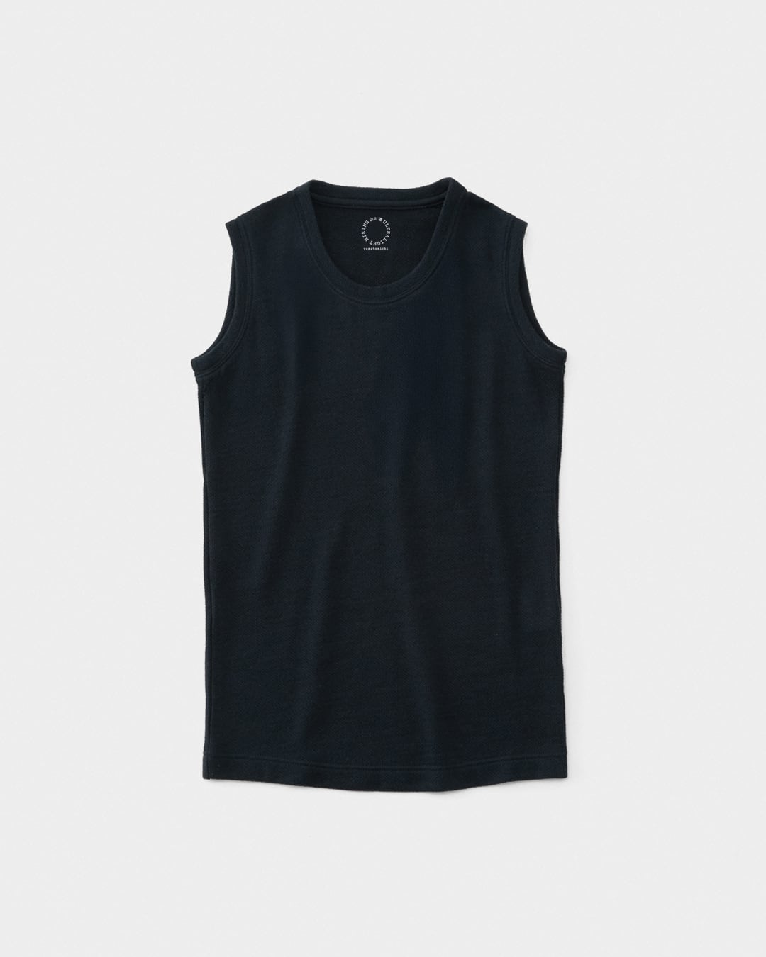 【山と道】DF mesh merino sleeveless 黒 &カーキ　Ｌ 山と道 / DF MESH MERINO SLEEVELESS（WOMEN） | st. valley house