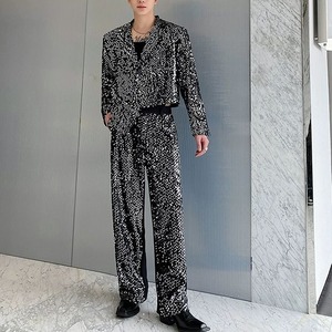 SEQUIN SUIT TRENDY SET STAGE OUTFIT S-1228