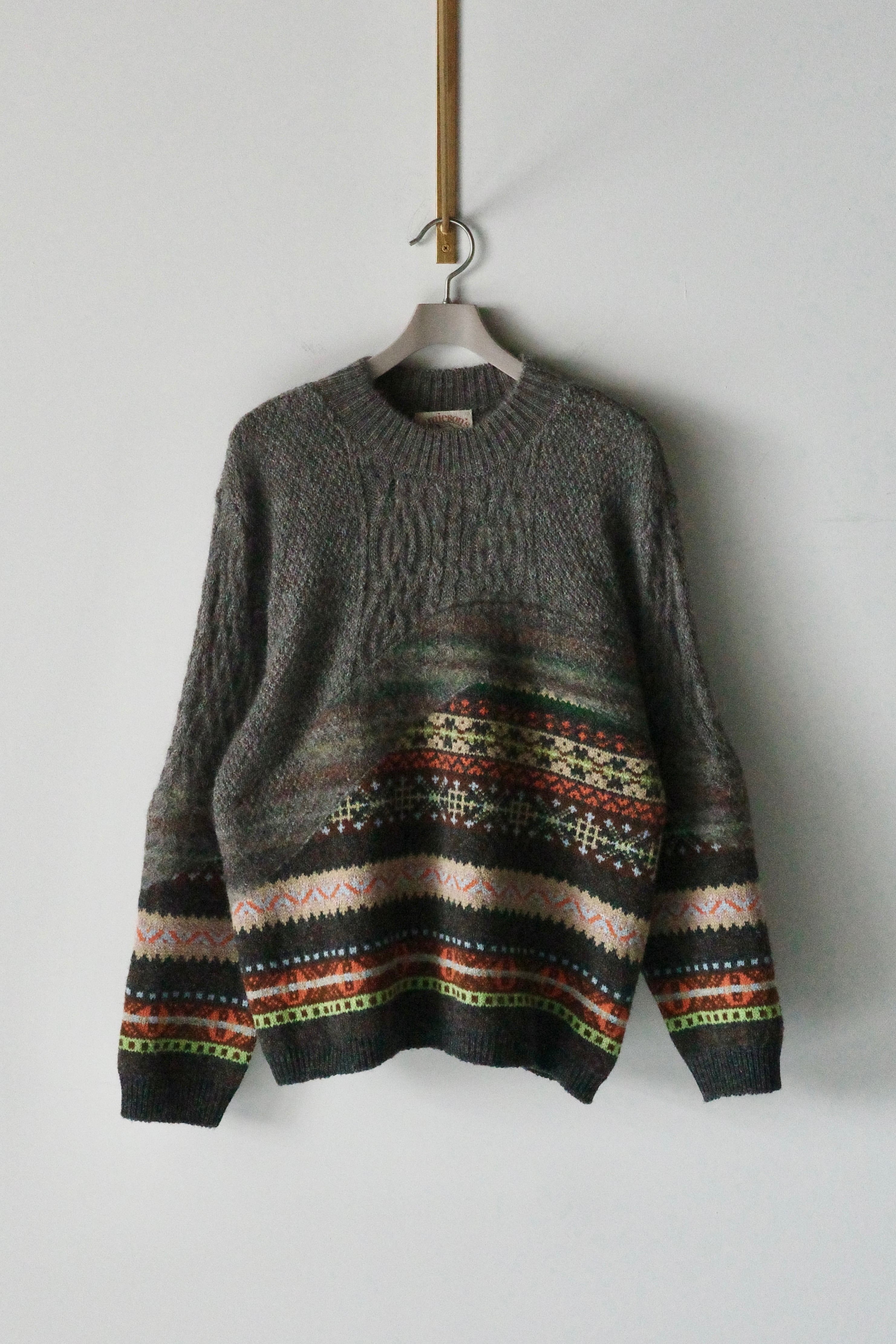 Kota Gushiken 【JAMIESON’S MEET MOHAIR -CHARCOAL-】