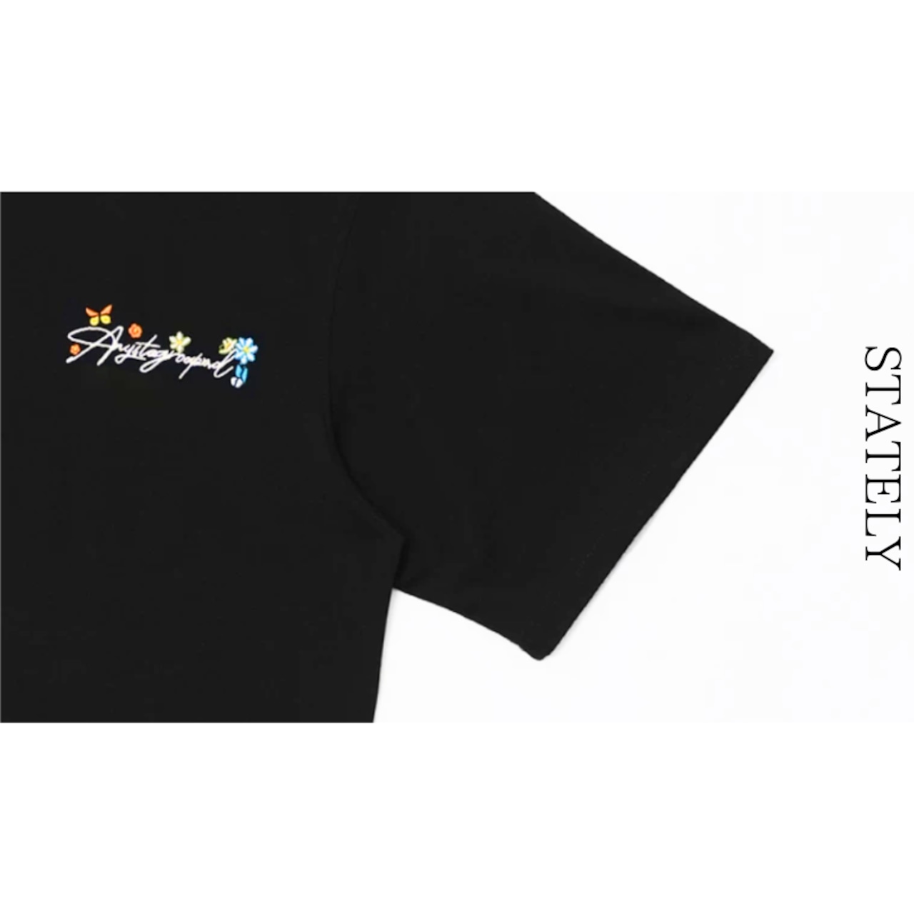 Floral Script Tee/2color_T307・画像9