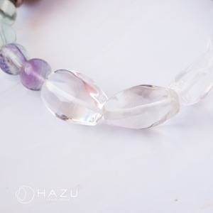 心に希望を灯す大粒の輝き［トルマリン／フローライト／水晶／ヘマタイト］