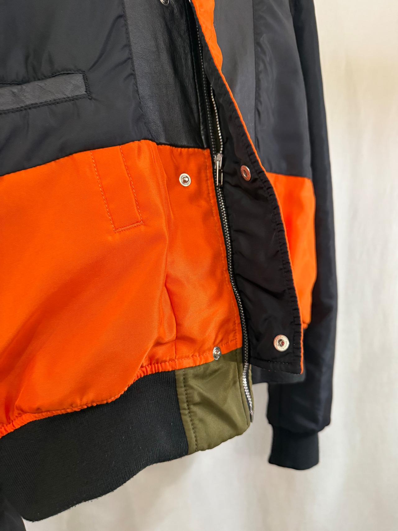 "MCQ" padded bomber jacket