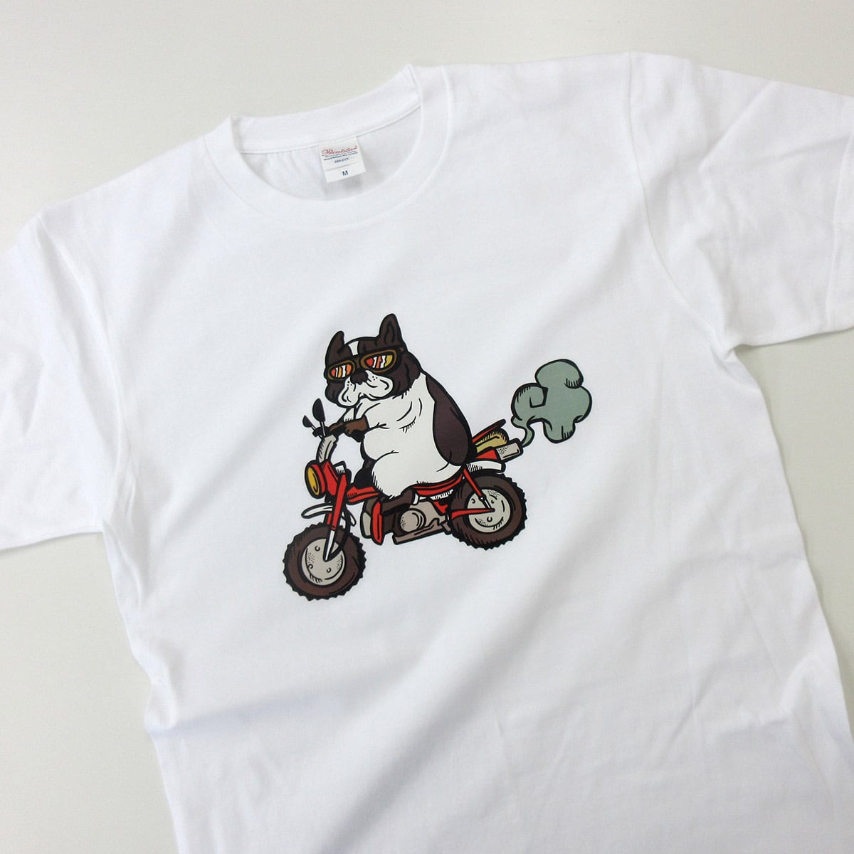 バイク フレブル 犬 Tシャツ フレンチブルドッグ dog12