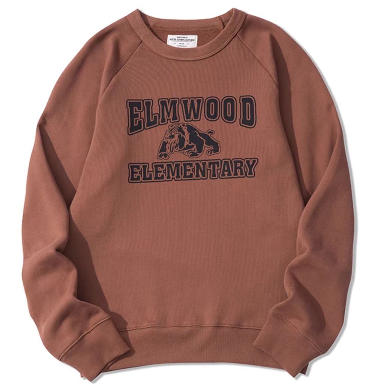 ELMWOODプリント ルーズシルエット トレーナー   F0040 - 3