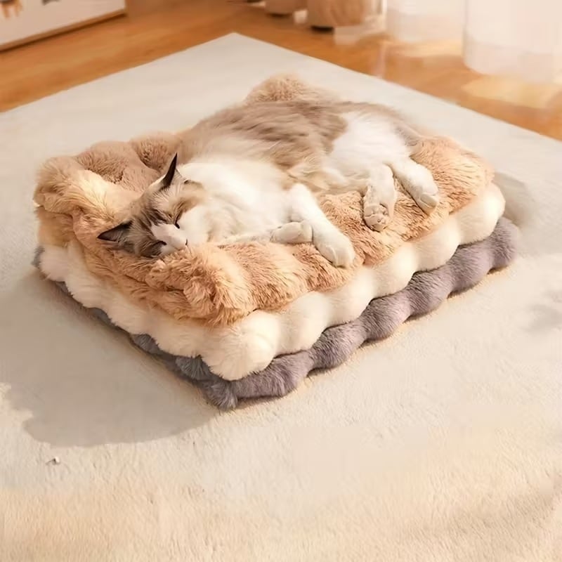ラグ ペット用 ふわふわ 柔らか 暖かい スクエア おしゃれ かわいい