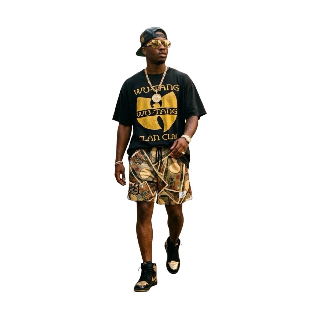 YEN Money Mesh Shorts