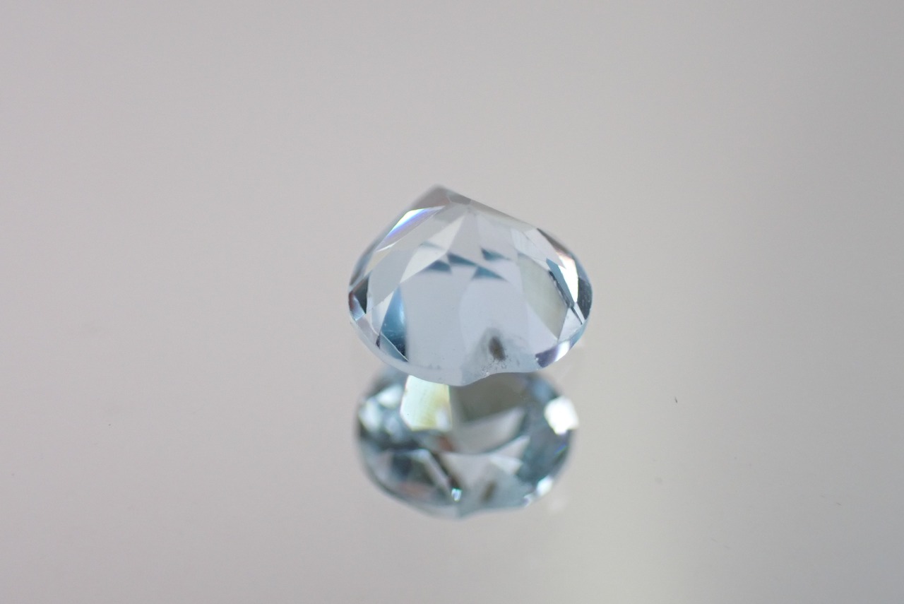 ブルートパーズ(ハートカット)　0.98ct　[C4‐112]