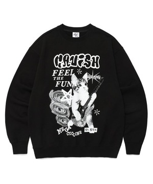 [CAVISH] MEGA CYCLONE SWEATSHIRT BLACK(CV2DFUM442A)