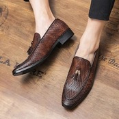 tassel leather shoes 00383