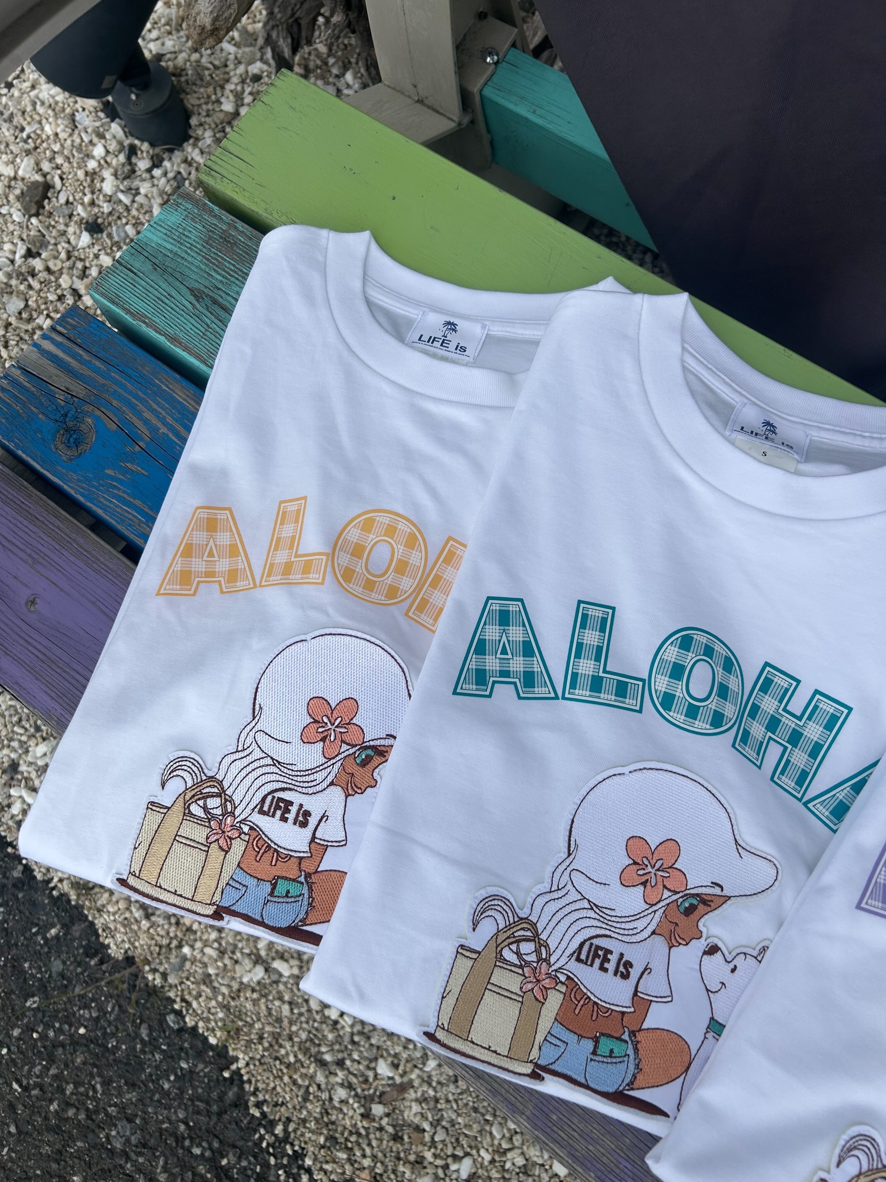 【mapuaコラボ】パラカALOHA ワッペンTシャツ ¥6,990×tax