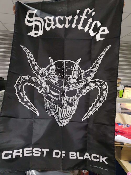 SACRIFICE "Crest Of Black" フラッグ