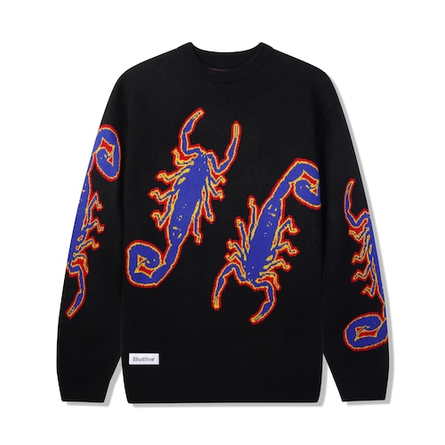 BUTTER GOODS SCORPION KNITTED SWEATER BLACK サイズM