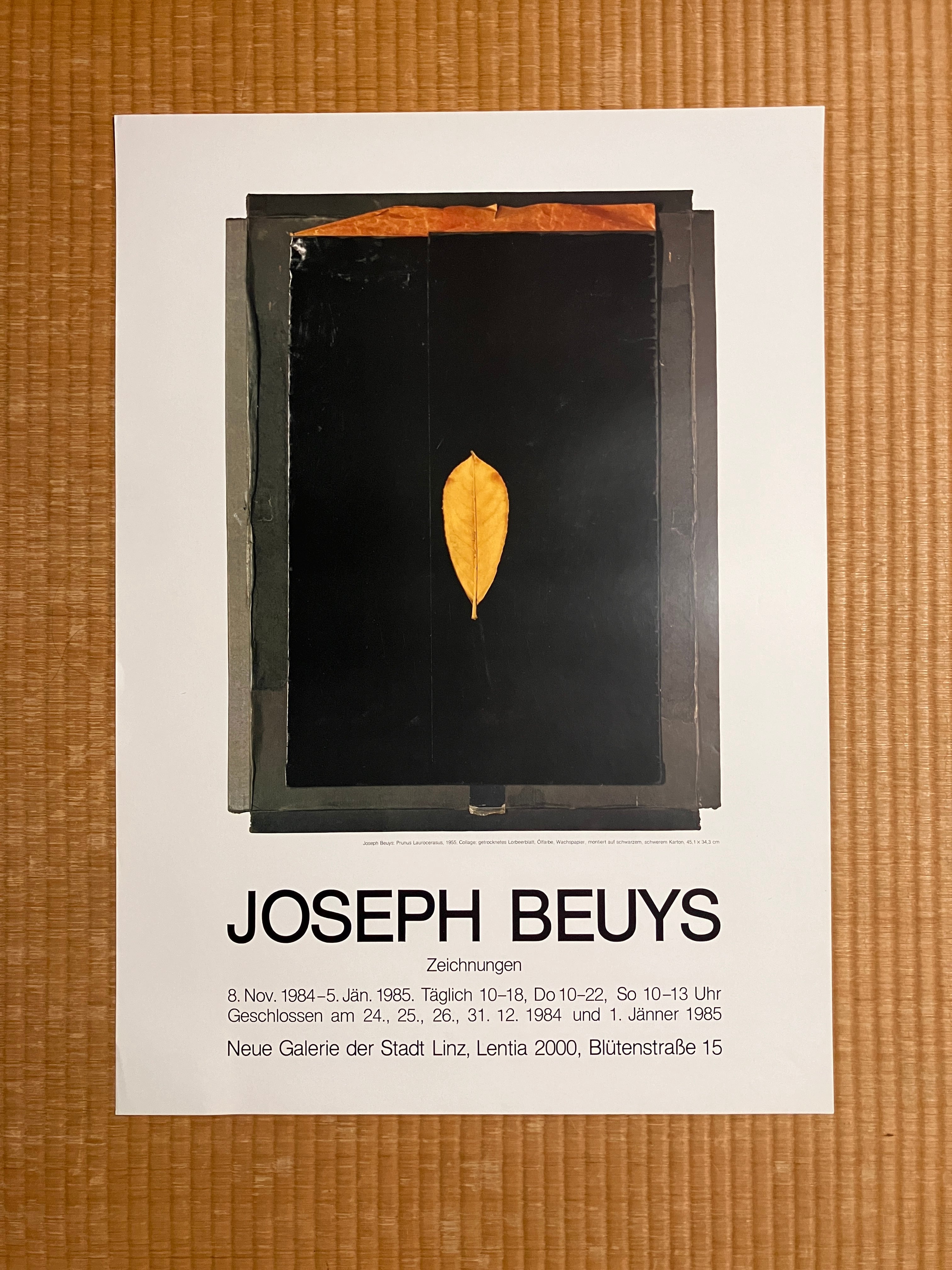 【ポスター】ヨーゼフ・ボイス Joseph Beuys  展覧会ポスター［s0024］