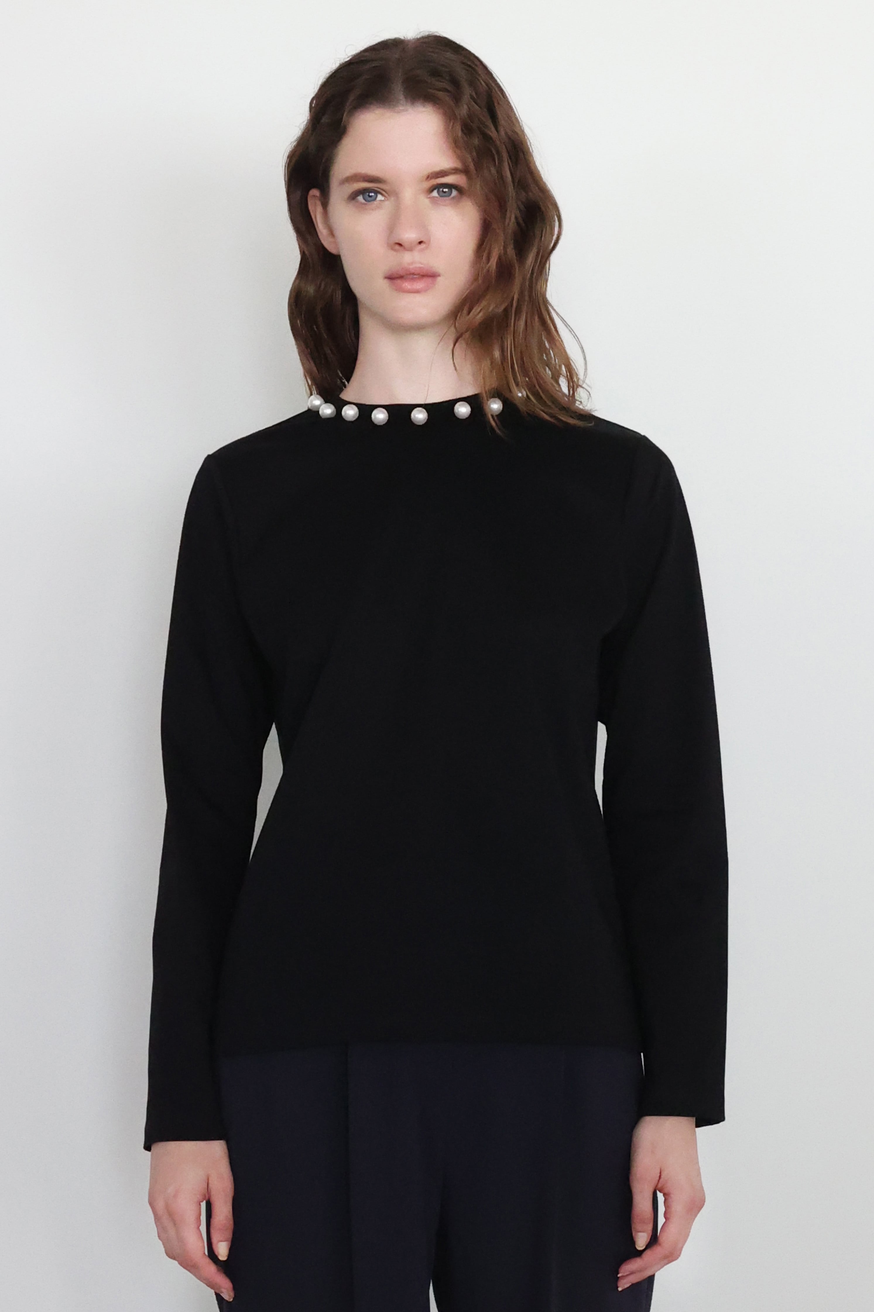 BALLERINA LONG TEE BLACK | AMICA・kids