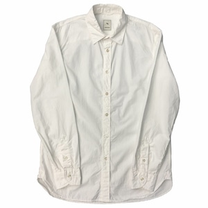 TYPEWRITER REGULAR SHIRTS / タイプライターレギュラーシャツ (WHITE)