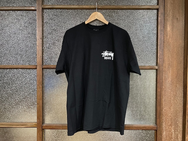 STUSSY HAWAII S/S TEE (BLACK)