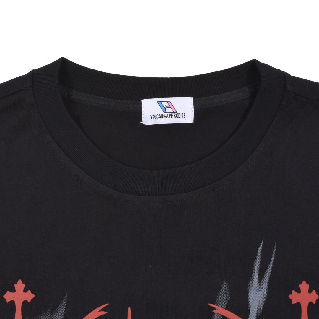 ラインストーンクロスTシャツ | VOLCAN&APHRODITE 公式通販