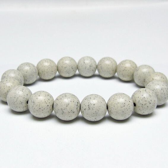 北投石 ブレスレット 12mm 一点物 メール便可 111-50156