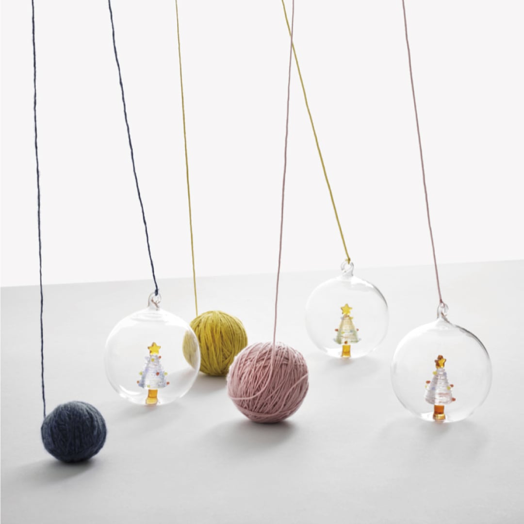 ONLINE限定】クリスマスボール ツリーアンバースター / Φ8cm