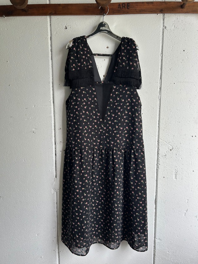 POI  flower jacquard dress