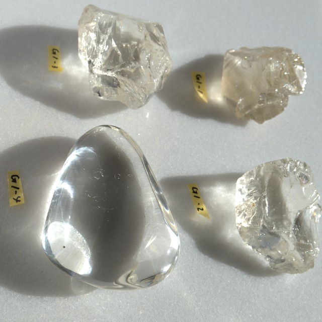 【太陽意識とレムリア叡智を統合する覚醒の水晶】レムリアンシードクリスタル（シトリン）タンブル G1_4