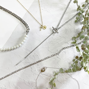 Half Chain & Pearl Necklace
