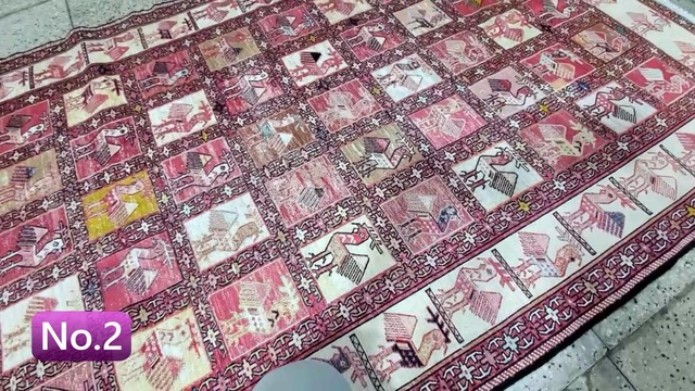 絨毯クエスト53【No.2】※現在、こちらの商品はイランに置いてあります。ご希望の方は先ずは在庫のご確認をお願いします。