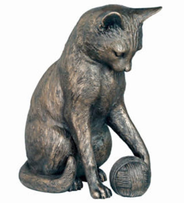 【送料無料】ネコブロンズcat  kitten bronze sculpture by genesis cats ornament statue bronzed figure 