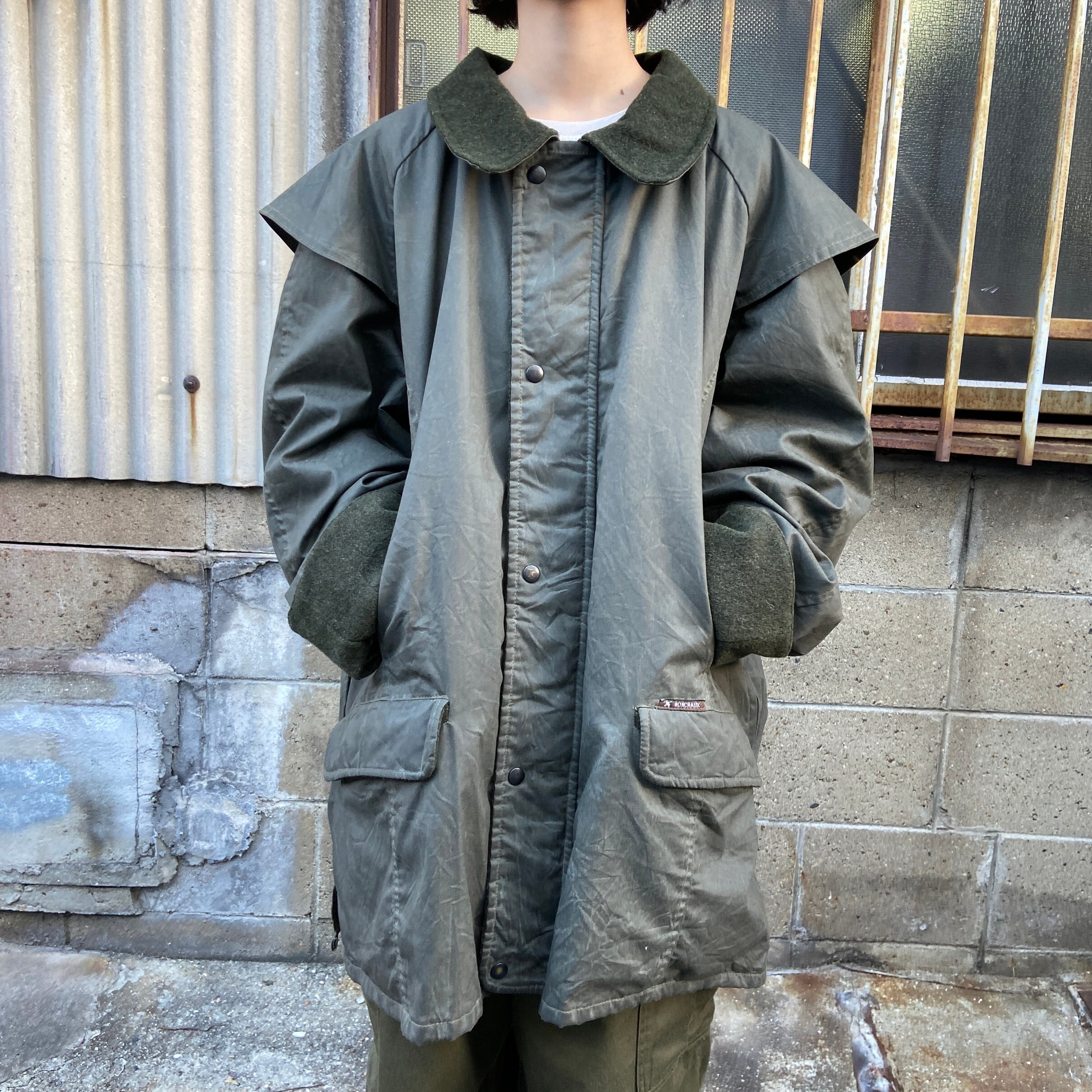 フランス製 MONCHAUX モンショー ワックスコットン オイルドジャケット